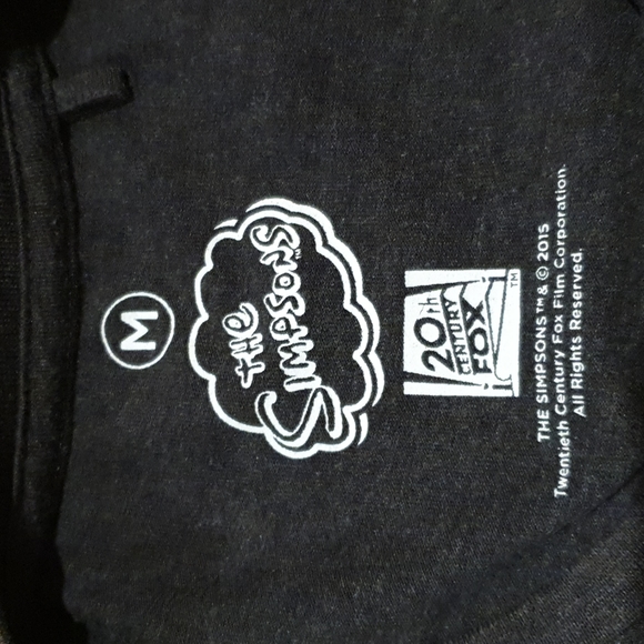 Mens Gray Homer Simpsons Doh Tee Size M - Picture 4 of 4